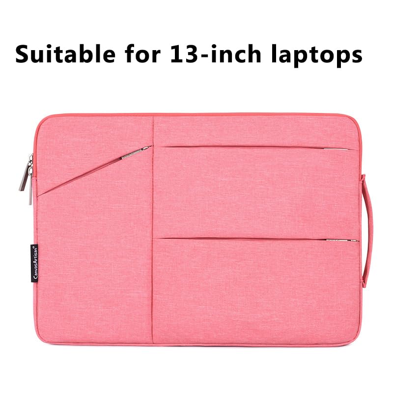 Laptop Case, Water-Resistant Laptop Sleeve Case with Pocket for MateBook, Briefcase Carrying Laptop Cover for 13"-14" - color: Lightgray
