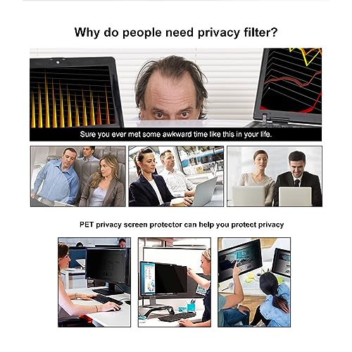 Magnetic Privacy Screen, 11.6-27 Inch Removable Laptop Privacy Filter, Anti-Glare (11.6inch/25.6x14.4CM) - size: 11.6inch/25.6x14.4CM