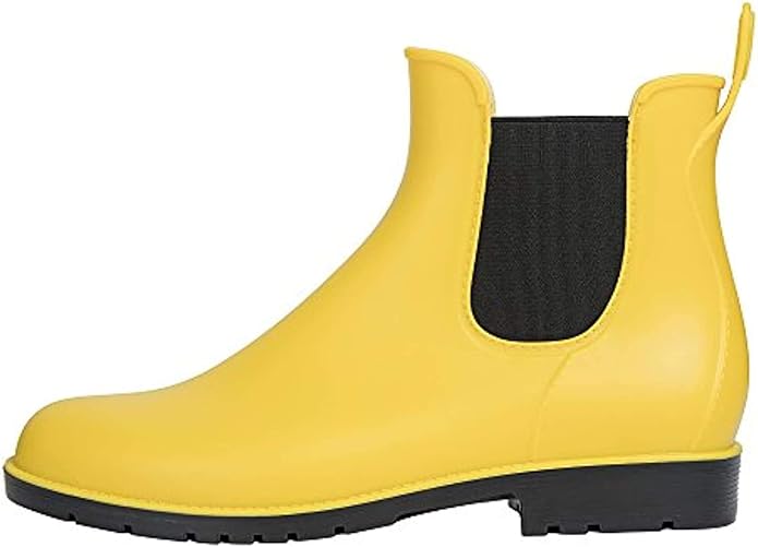 Asgard Women's Ankle Rain Boots Waterproof Chelsea Boots