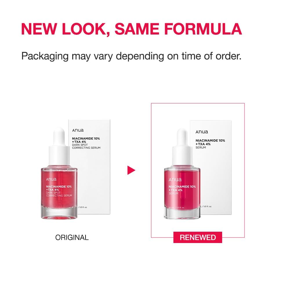Anua Niacinamide 10 + TXA 4 Serum, Korean Skincare, 1.01 fl.oz