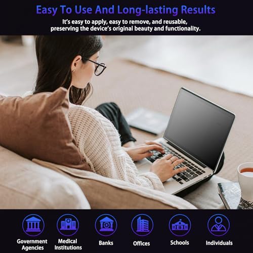 12.5" Privacy Screen Computer for 16:9 Aspect Ratio, 2-Sided Removable Anti-Peeping/Anti-Glare, Blue Light Block, UV Protect, Reduce Strain, Anti-Scratch, Fits 12.5-inch 16:9 Protector Film - size: 12.5inch 16:9