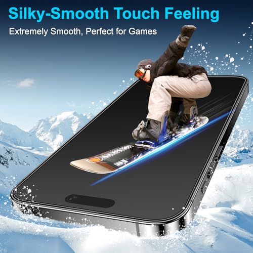 Mothca 2 Pack Matte Glass Screen Protector for iPhone 14 Pro Max 6.7-inch [Auto Fit Box Dust-Free] Edge to Edge Full Coverage Anti-Glare & Anti-Fingerprint Tempered Glass, Bubble Free, Smooth as Silk - size: iPhone 14 Pro Max-6.7 Inch
