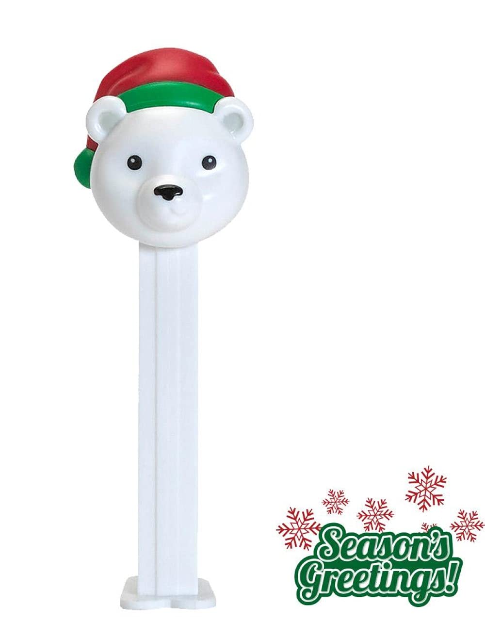 PEZ Christmas Dispensers Set - PEZ Christmas Candy Dispenser Set With Holiday Fruit Flavored Candy Refills | Santa Claus, Polar Bear, and Reindeer |