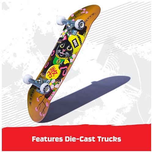 TECH DECK DGK Handboard, Authentic Mini Skateboard | 9x Larger than a Fingerboard, Hands Only, Authentic Graphics, Die-Cast Trucks, Skateboard Gifts for Kids & Collectors Ages 6+ - style: DGK