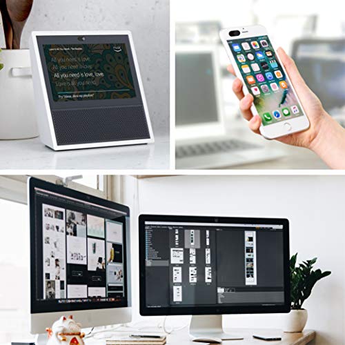 imluckies 3 Pack Webcam Cover Slide, 0.023 inch Ultra-Thin Metal Camera Cover for Laptop Computer, MacBook Pro/Air iMac iPad Tablet iPhone 8/7/6 Plus, Echo Show/Spot Web Camera Privacy Covers - color: 3 Pack-Black