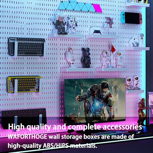 Revamp Your Space With A Versatile Pegboard Kit - Effortlessly Organize Home, Office, And Gaming Setup With Customizable Hanging Solutions (black)