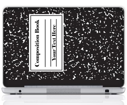 Custom Design Personalized Laptop Skin Sticker Cover Art Decal, Customize with Your Name or Text (12 Inch, Composition) - color: 3619, size: 12 Inch