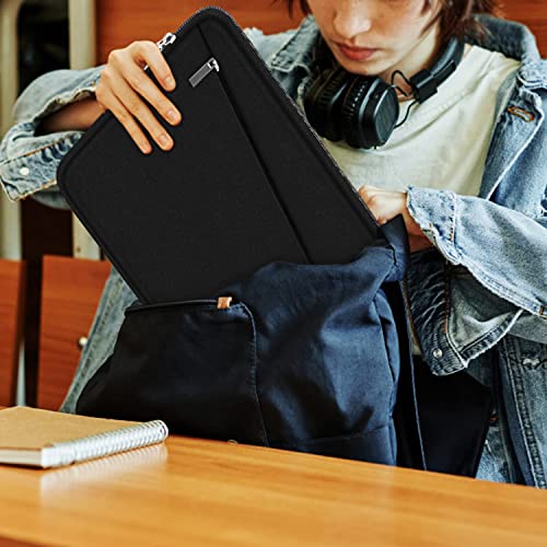 Laptop Sleeve 15.6 inch, Durable Slim Computer Carrying Bag Protective Case | Laptop Case, Computer Sleeve Handbag with Front Pocket, Laptop Cover for 15-16 Inch HP, Dell, Lenovo, Asus, Notebook, Black - color: Black, size: 15.6 Inch