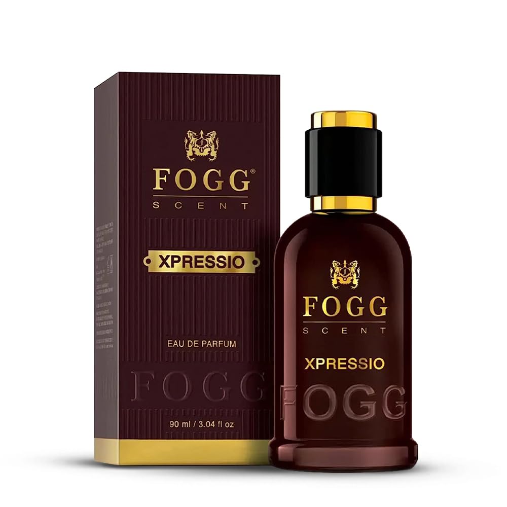 Fogg Scent Xpressio Eau de Parfum for Men | Fresh Aromatic Perfume | Modern Fragrance with Grapefruit, Sage & Patchouli | Long Lasting EDP | Ideal for Office, Party & Daily Wear | 3.38 oz (100 ml)