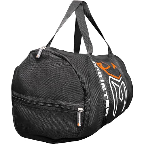 Meister Breathable Chain Mesh Duffel Gym Bag - color: Black, size: Classic 22"x13"x13"