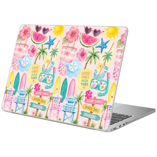 Compatible with MacBook Air 13 inch Case M5-M2 Sea Beach Palm Tree | M5 M4 M3 M2 2026-2022 A3449 A3240 A3113 A2681 Release | Cute Protective Hard Shell Matte Cover for MacBook Air 13.6 inch - color: Beach A, size: MacBook Air 13.6 inch M5 M4 M3 M2