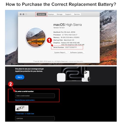 A1321 A1286 (Only for Mid 2009 Mid 2010 Version) Laptop Battery for MacBook Pro 15 Inch Battery A1321 A1286 MC371LL/A MC372LL/A MB985 MB986 MC118 020-6380-A 020-6766-B 661-5211 661-5476 661-5844 73Wh - size: A132111.18 × 5.59 × 0.67 in