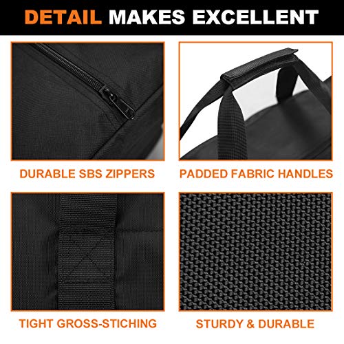 COOLBEBE 2 Pack Sports Duffle Bag - Extra Large Travel Duffel Luggage Bag | Heavy Duty Dual Zipper, 600D Polyester, Oversized Capacity, Sturdy & Water Resistant for Sports Equipment, Camping & Moving - size: 47" x 13.7" x 17.5" 2Pack
