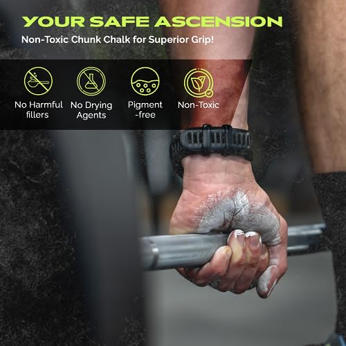 Rage Fitness Gym Chalk | Magnesium Carbonate Athletic Chalk for Excellent Grip - Gym Workout Grip Chalk for Weightlifting & Gymnastics.