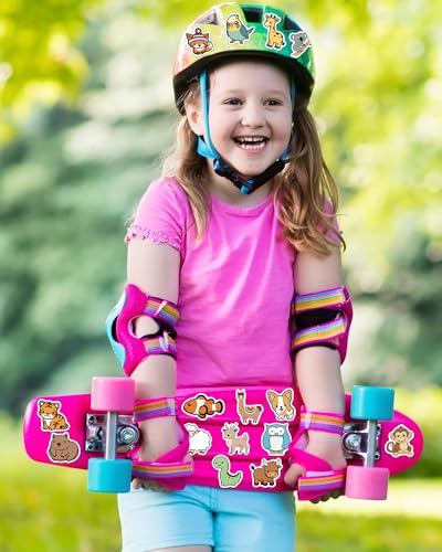 200 Pcs Animal Stickers for Kids, Cute Water Bottle Stickers, Party Favors | Vinyl Waterproof Kid Sticker Pack, Kids Classroom Prizes for Elementary Students, Goodie Bags Stuffers for Kids - style: 200 Pcs
