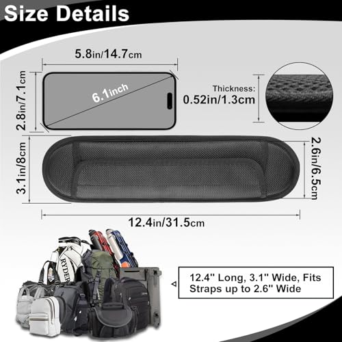 FIEIL 2 Pack Extra Thick Shoulder Strap Pad, Universal Replacement Shoulder Pad, for Shoulder Bags, Detachable Shoulder Strap Pad Pads Help Relieve Shoulder Pain(Sandwich Mesh-Gray) - size: Gray