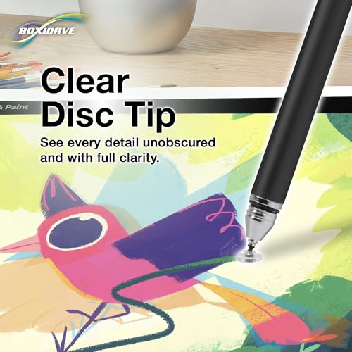 BoxWave Stylus Pen Compatible with Acer Chromebook 317 (CB317-1HT) - FineTouch Capacitive Stylus, Super Precise Stylus Pen - Jet Black