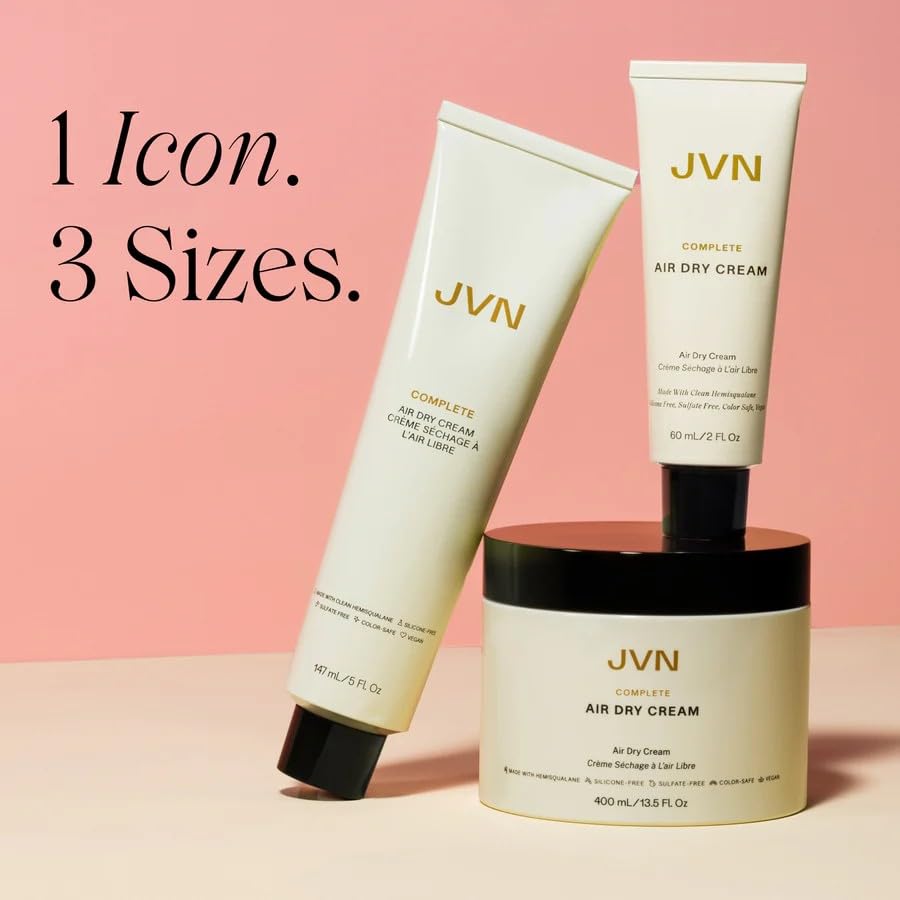 JVN No Heat Complete Air Dry Cream, 5 Fl Oz