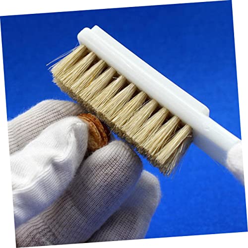 Veemoon 2pcs Bouldering Brush Sturdy Boar Hair Bristles Handle for Outdoor Climbing Rock Cleaning Sports Cleaning Brush for Bouldering Chalk Removal
