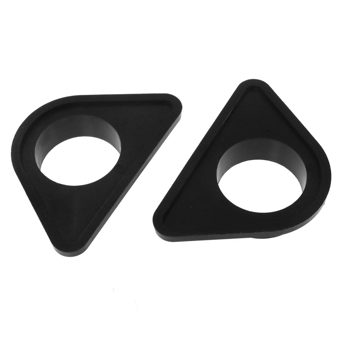 Maxmoral 4PCS Kitchen Faucet Reinforcement Bracket PP Triangular Stable Structure 36mm Inner Diameter Accessory for Sink Faucet Base Black
