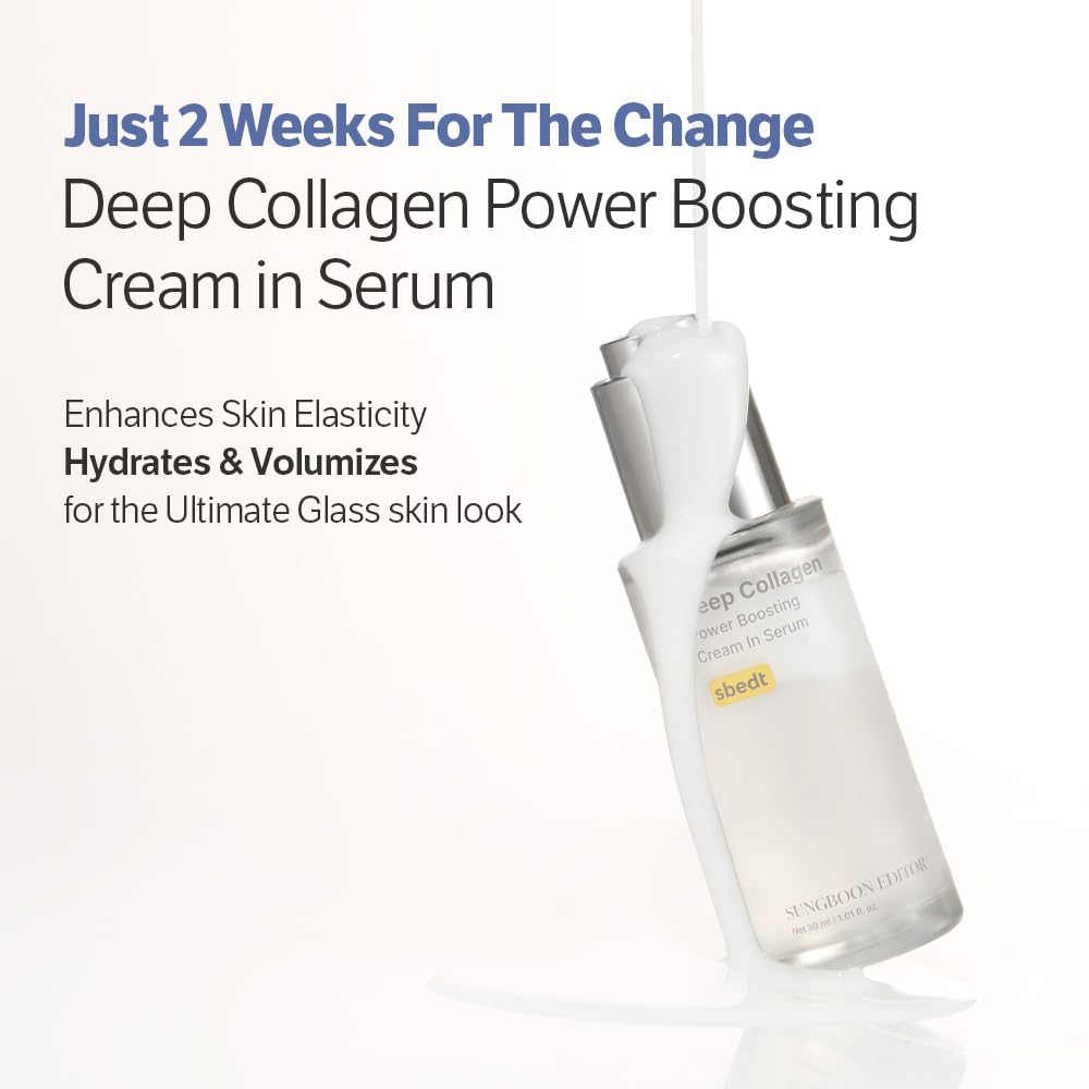 SUNGBOON EDITOR Deep Collagen Serum, 5% Volufiline, Hydrating, 1.01 fl oz