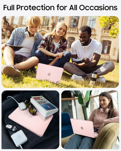 Fintie Case for MacBook Neo 13 Inch A3404 2026, Frost Blush | Snap-On Hard Shell Cover, Ultra-Thin, Slim Fit, Lightweight - color: Frost Blush