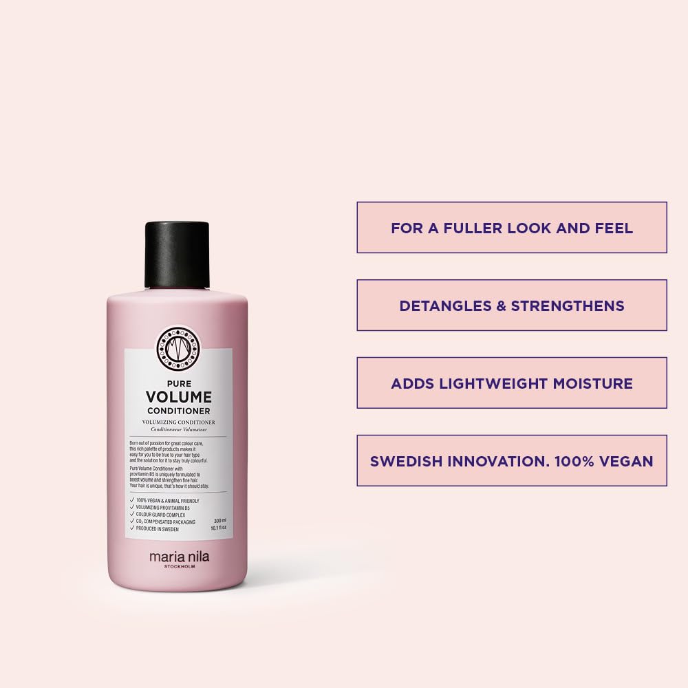 Maria Nila Pure Volume Conditioner 10.1 Fl Oz