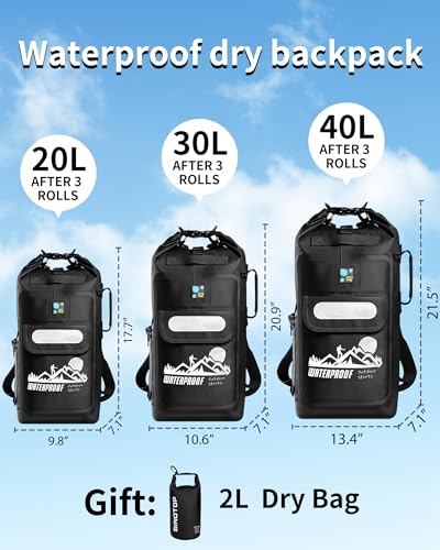 Dry Bag Backpack - color: Black, size: 30L