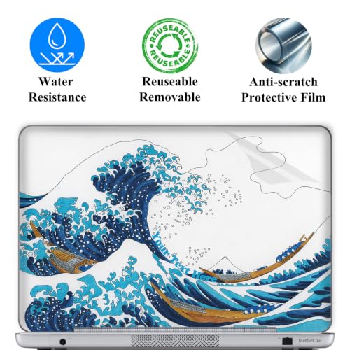 Custom Design Personalized Laptop Skin Sticker Cover Art Decal, Customize with Your Name or Text (13 Inch, Great Wave) - color: 3502, size: 13 Inch