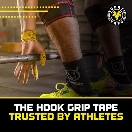 Orange Super Stretchy Premium Thumb Tape (4-Pack) and Pre Cut Black Athletic Tape for Fingers - Extra Sticky Elastic Athletic Thumb Tape for Weightlifting