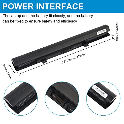 Fancy Buying PA5195U-1BRS Laptop Battery for Toshiba Satellite C50 C55 C55D C55T L55 L55D L55T Series PA5184U-1BRS PA5185U-1BRS PA5186U-1BRS - size: 10.91*1.18*0.87inch