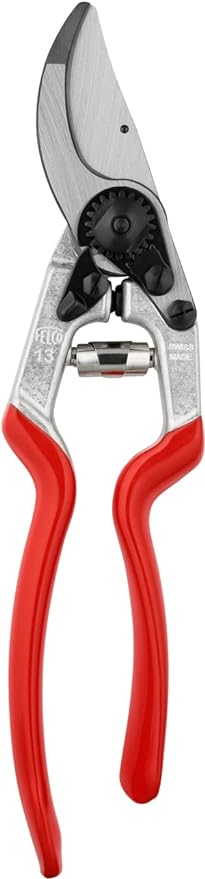 Felco F-13 Pruning Shears – 10.6" Garden Clippers with Dual-Hand Use & 30mm Cut | Hand Pruners for Gardening | Garden Tool Cutter with Bypass & Anvil Blades, Forged Aluminum Handle, Large Hand Fit