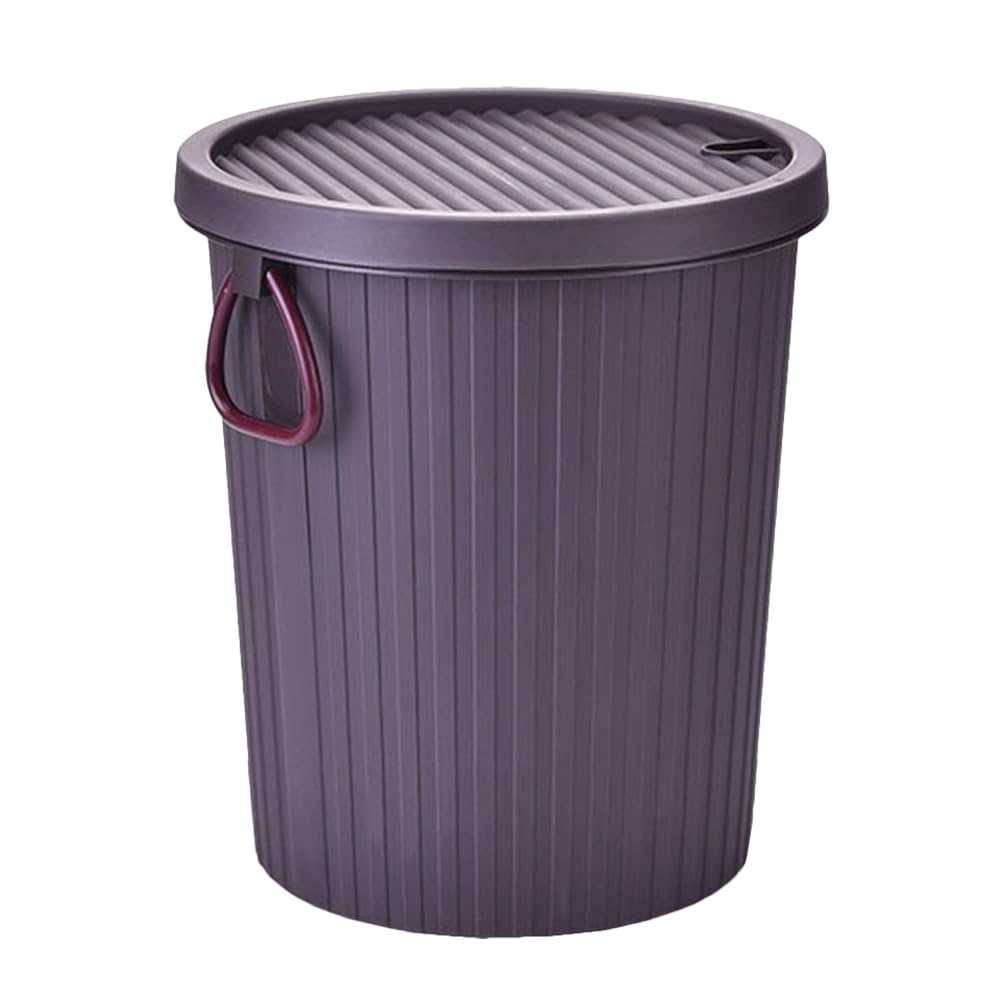 Holibanna Tea Dregs Bucket with Lid Tea Leaves Strainer Basket for Ceremony Plastic Residue Filter Bucket for Home Office Study 9.64 X 8.46 X 8.46 in