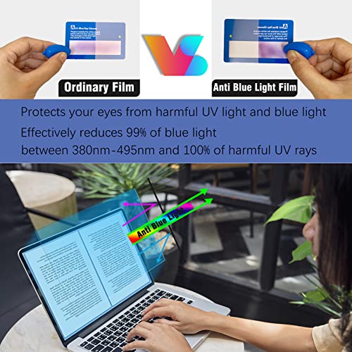 KEANBOLL 2-Pack 17.3" Blue Light Blocking & Anti-Glare Screen Protector | Universal Fit for HP, Dell, Asus, Samsung, Lenovo, Acer Chromebooks & 16:9 Laptops (Eye Comfort +Anti Glare) - size: 17.3"-16:9 Aspect Ratio