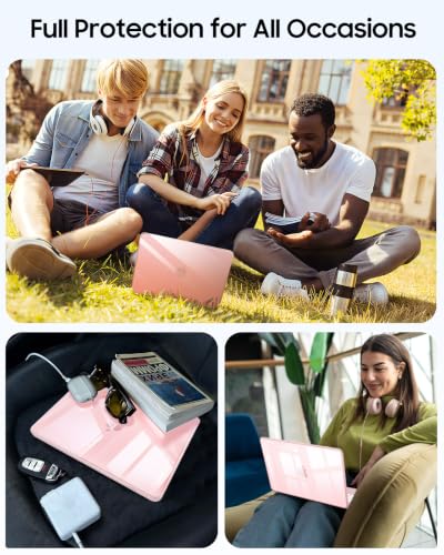 Fintie Case for MacBook Neo 13 Inch A3404 2026, Crystal Blush | Snap-On Hard Shell Cover, Ultra-Thin, Slim Fit, Lightweight - color: Crystal Blush