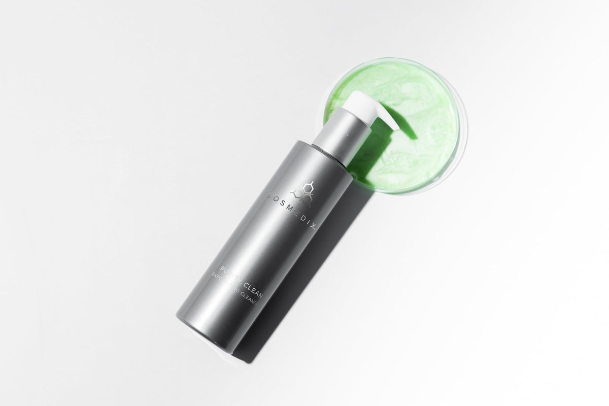 COSMEDIX Purity Clean Exfoliating Facial Cleanser - AM & PM Facial Skincare