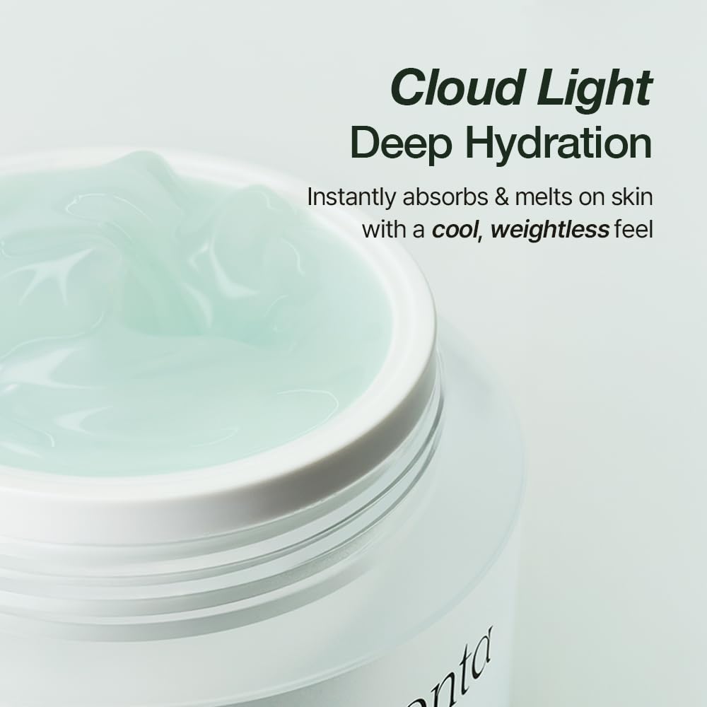 NATURAL DERMA PROJECT NDP Cica Cream - Gel Face Moisturizer for Sunburn Relief, lightweight Korean Moisturizer for Sensitive Skin, Centella Asiatica, Hydrating, Calming, Soothing (1.7 Fl oz / 50ml)