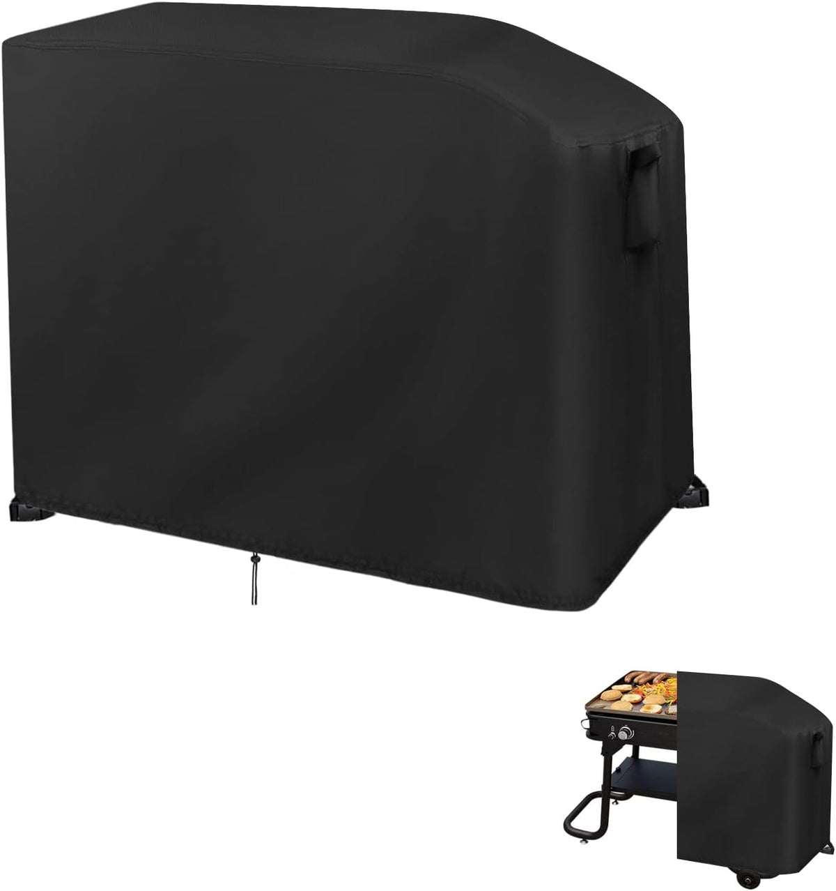 Flat Top Grill Cover Waterproof for Cuisinart Flat Top 2 Burner Griddle CGG-0028, 42 inch Weatherproof Cover for Outdoor Griddle, Waterproof Propane griddles Covers for Gas Grill