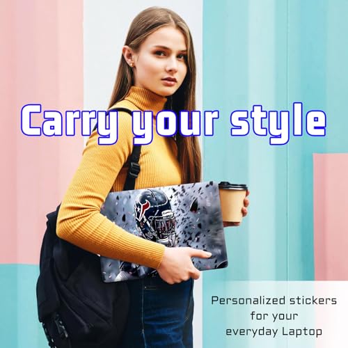 Universal Laptop Skin Sticker Decal, Compatible with MacBook HP Dell Lenovo 12"-15.6", Reusable Vinyl Notebook Cover 3PCS Set, High-Recognition Film-Tom Brady Footabll - color: Tom Brady Footabll