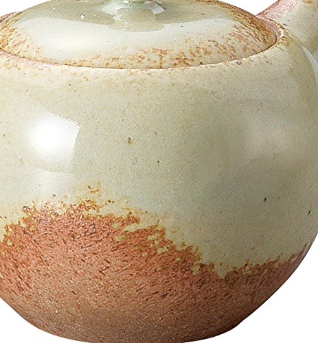 Tokoname Y715 Isshin Ash Glazed Round Teapot, Tea, 8.1 fl oz (230 ml)