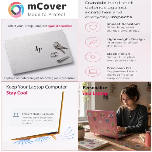mCover Case Only Compatible for 2022～2025 16" HP ProBook 460 | 465 G11 & EliteBook 860 | 865 G9 G10 G11 Series Windows Notebook PC (Not for Other HP Models)- Red - color: Red