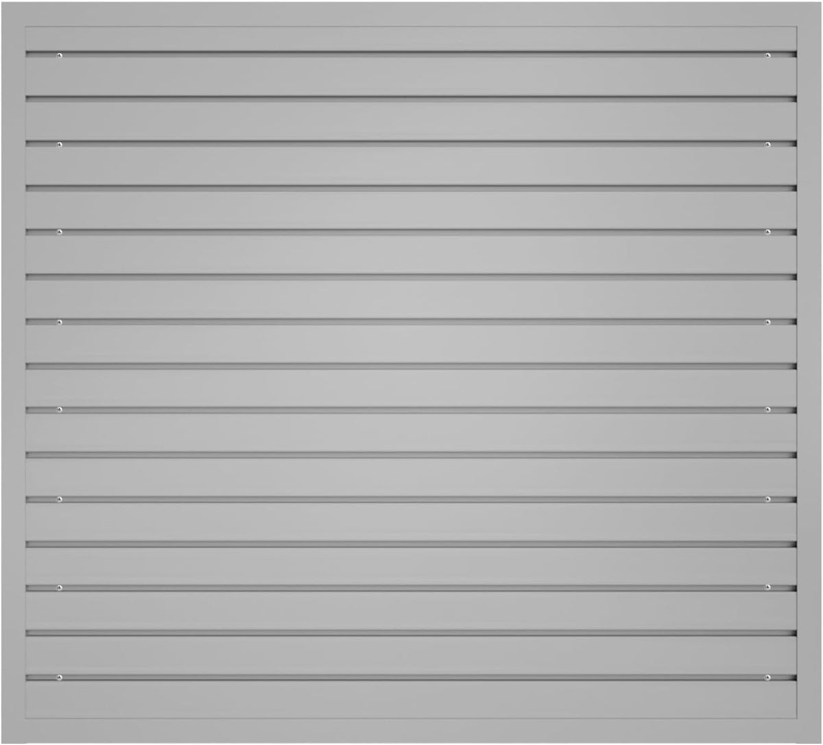 NeatiEase Slatwall Panel Wall Storage Systems, 4 x 4ft Slat Wall Paneling Garage Wall Organizer, Heavy Duty Wall Mounted PVC Wall Rack (Gray)