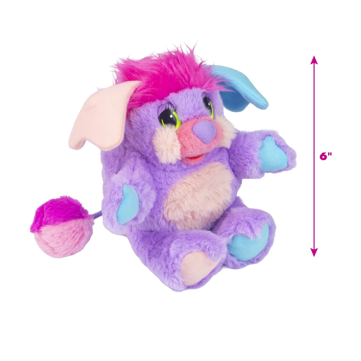 The Loyal Subjects POPPLES 'Pretty Bit' 8-inch Soft, Fluffy Plush with Flip & Pop Design