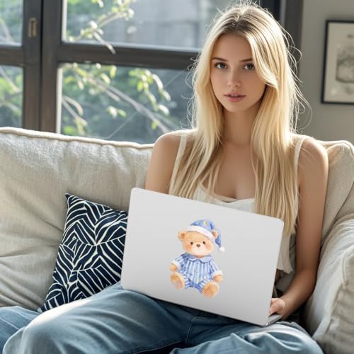 Compatible with MacBook Air 13 inch Case M1 Cute Kawaii Bear | A2337 A2179 A1932 2021-2018 Release | Protective Hard Shell Matte Cover for MacBook Air 13.3 inch - color: Bear A, size: MacBook Air 13.3 inch M1 A2337 A2179 A1932