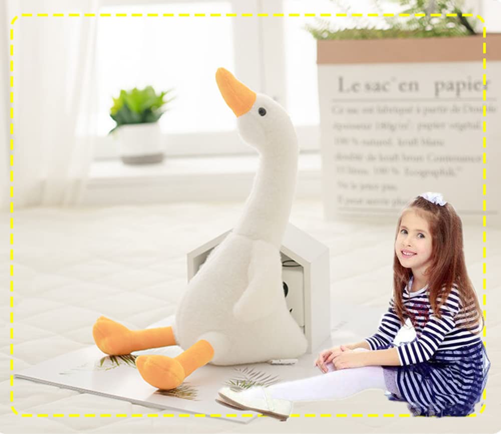 NatureMan 19.7" Swan Stuffed Animal, Cute Soft Goose Toy Plushie Pillow Doll ThrowHugging Cushion Birthday Gifts - Perfect Companion for Kids, Babies, Toddlers