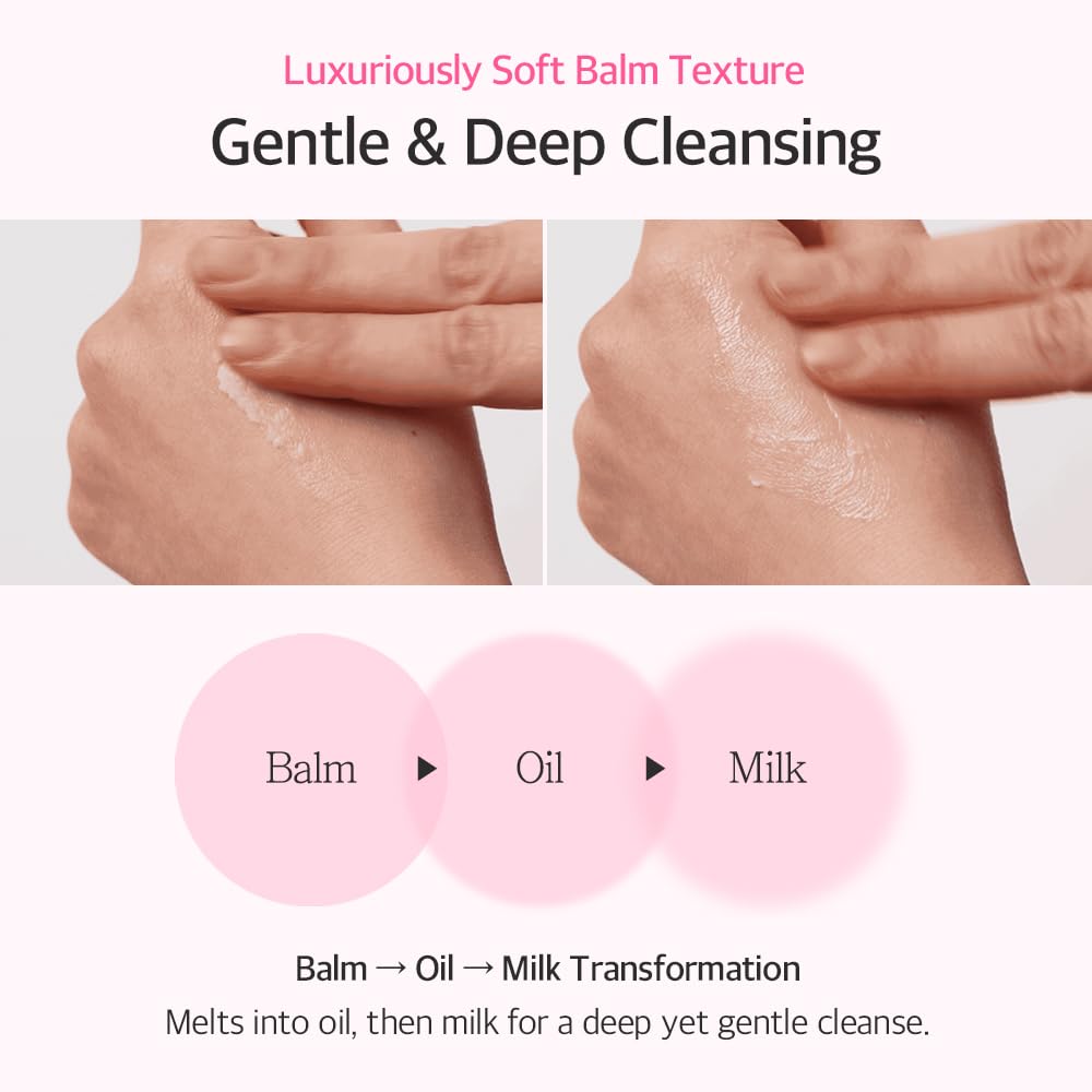 Collagen Cleansing Balm - Twist & Grind Makeup Remover with PDRN, 1.69fl oz