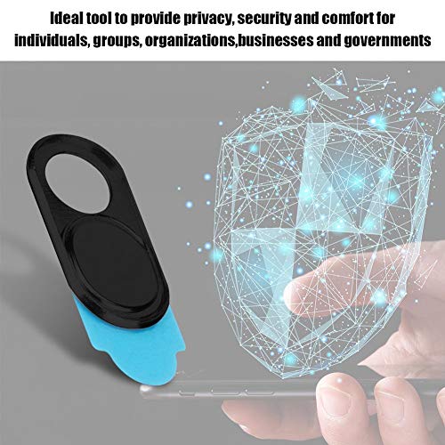 Zopsc Webcam Cover 3pcs Ultra Thin Metal Lens Cover | Anti Hacker Camera Slider, Privacy Protection for Phone, Privacy Cover for Laptop and Tablet - color: Silver black pink color