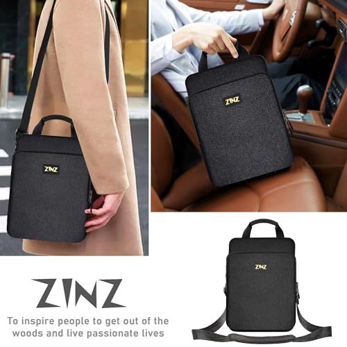 Laptop Case 12.9 13 Shoulder Bag, Expandable Handbag with Valuables Compartment Compatible with MacBook Air/Pro/Neo 13" M5/M4/M3/M2/M1, iPad 12.9/13/11, Water-Resistant & Shockproof,B01K07 - color: B01k07, size: 13"