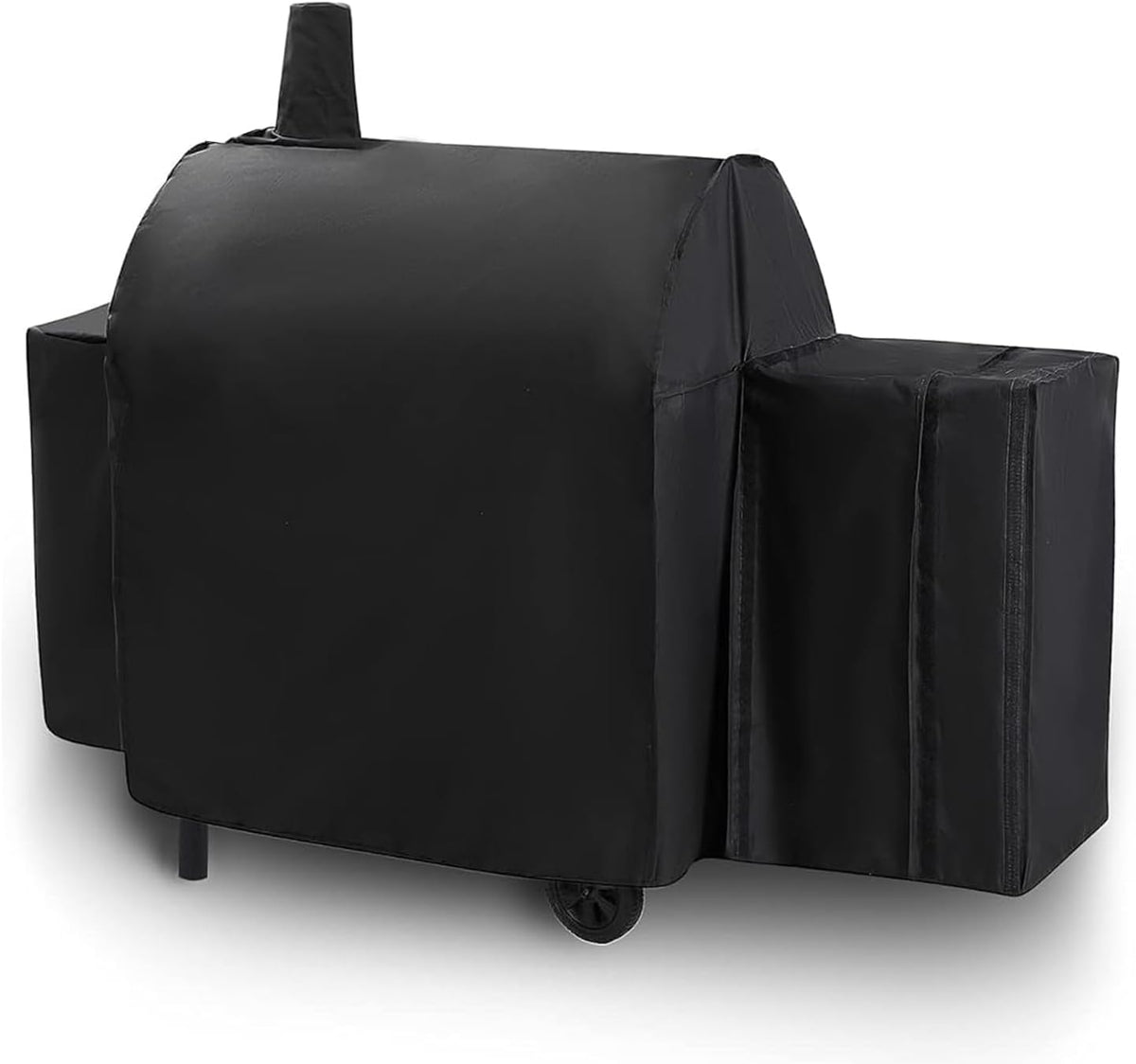 Grill Cover for Char-Griller Smokin Champ 1624 Smoking Champ Offset Smoker 1733, Blazer 2130 and Classic 2175, Heavy Duty Waterproof UV Resistant Cover, Outdoor BBQ Accessories