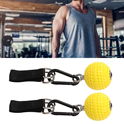 Power Grip Ball for Climbing and Pull Up With Anti Slip Design for Fitness Training, for Muscles and Hand Strengthening, 2.8" Diameter, 1 Pair Training Balls for Indoor and Outdoor Use